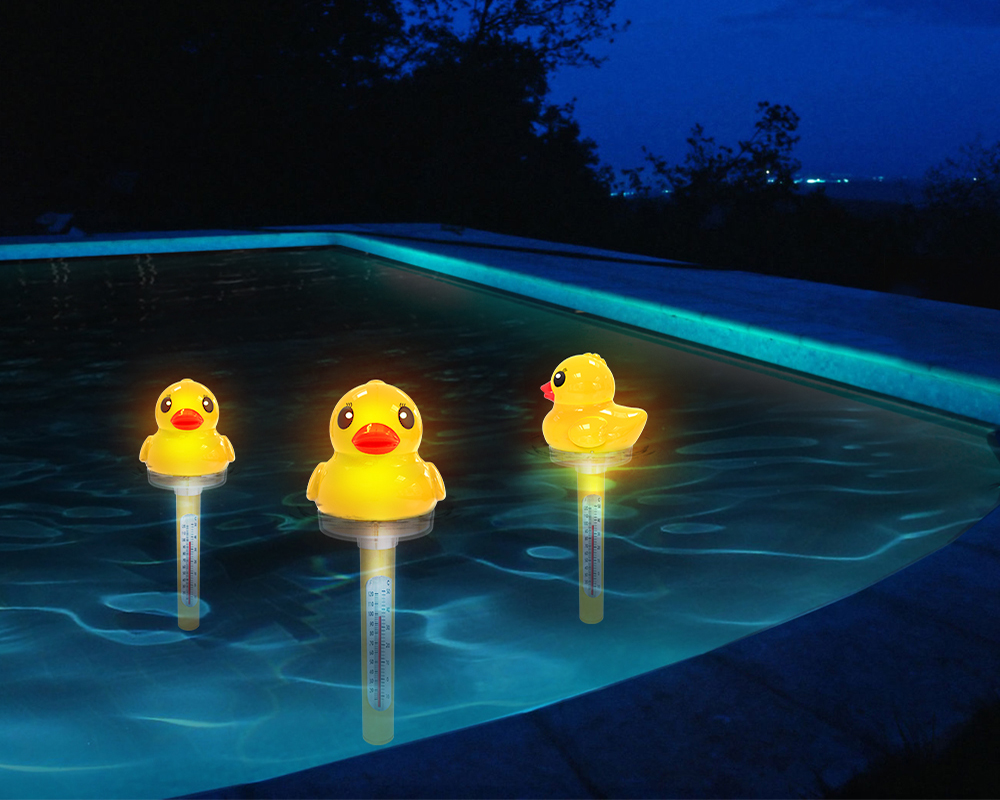 Solar Duck Light Thermometer Solar Duck Light Thermometer